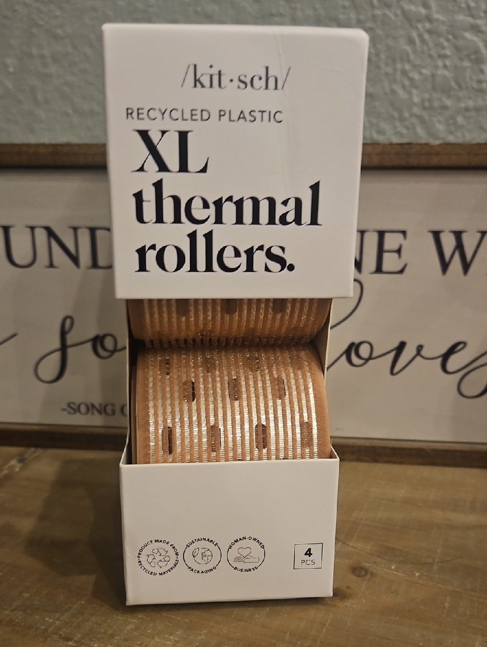 Kitsch XL Thermal Rollers in Light Brown
